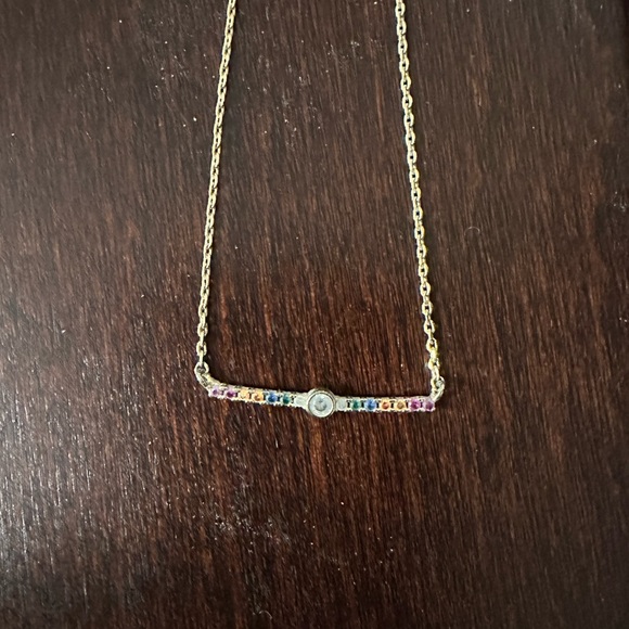 ⭐️3/$20 Multicolor bar necklace 🌈 - Picture 1 of 2